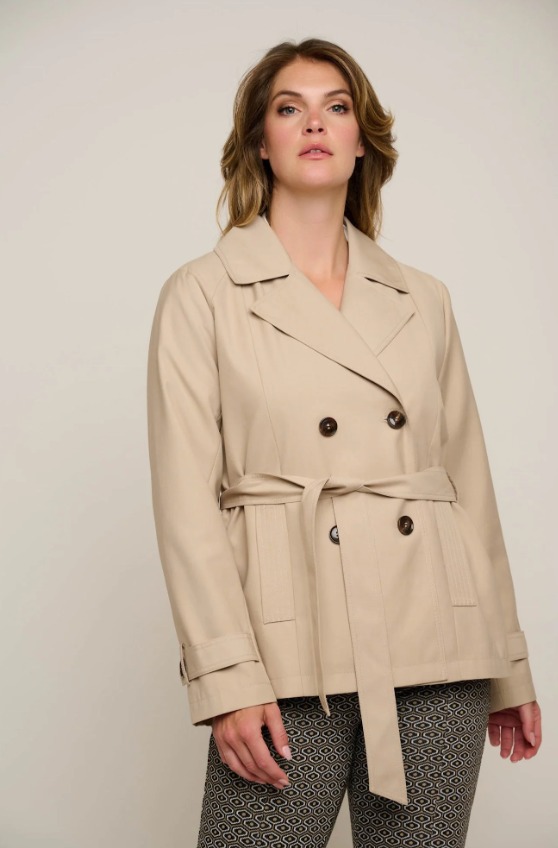 Rino e Pelle Trench Coat Curta