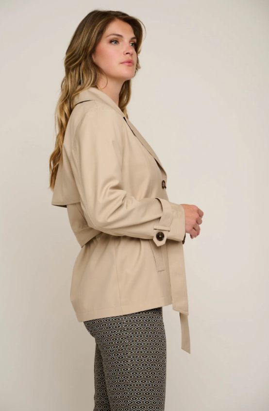 Rino e Pelle Trench Coat Curta