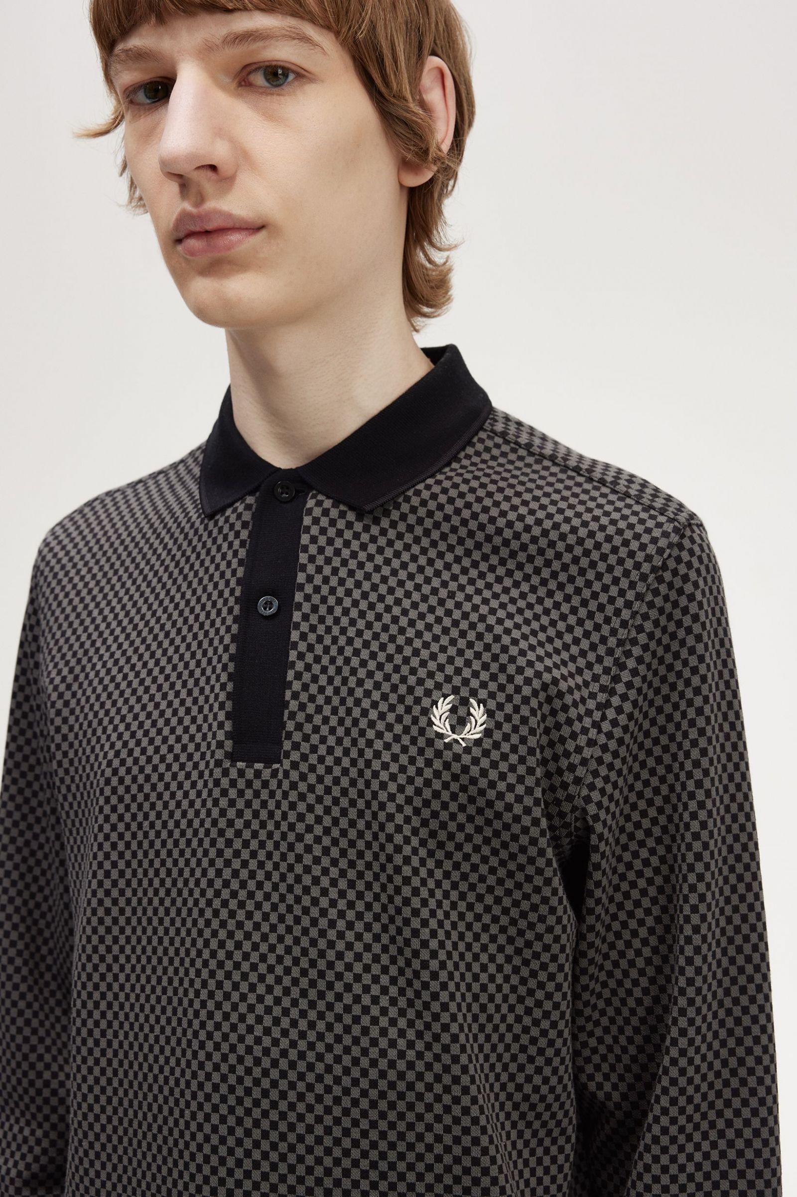 Polo Fred Perry manga comprida